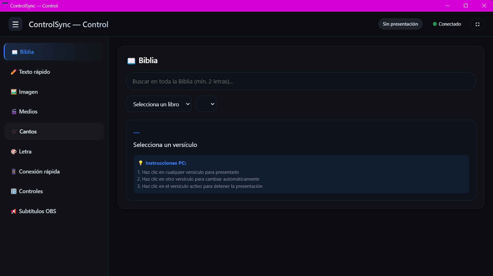 Captura de Mi App ControlSync Pro